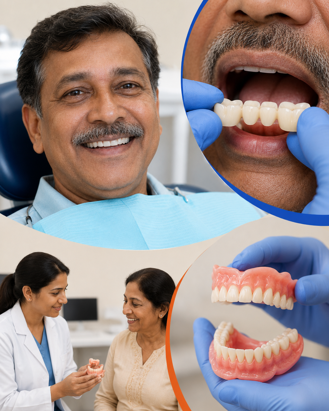 Restore your smile with custom bridges and dentures