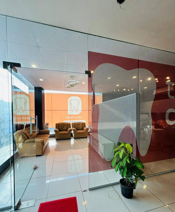 The Dentist clinic reception and waiting area